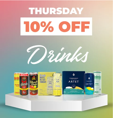 Thursday deals take 10% off drinks
